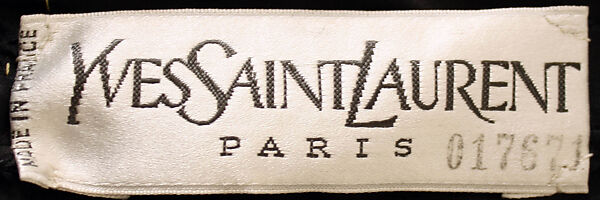 Dress, Yves Saint Laurent (French, founded 1961), leather, silk, plastic, wool, metal, French