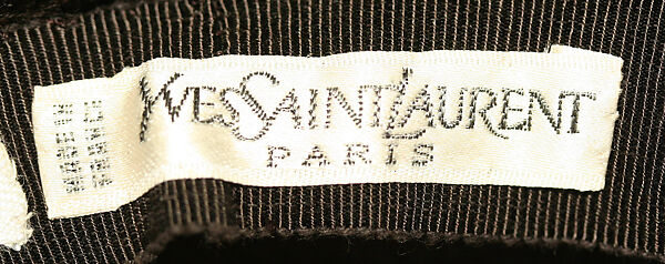 Hat, Yves Saint Laurent (French, founded 1961), wool, silk, feather, leather, French