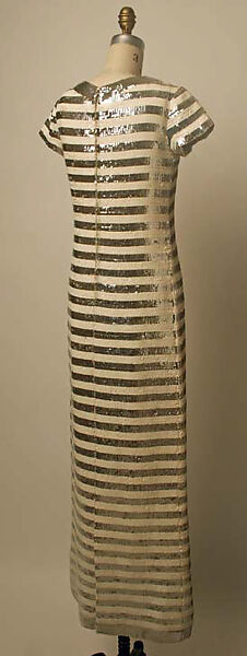 Evening dress, Yves Saint Laurent (French, founded 1961), silk, plastic, French