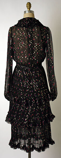 Evening dress, Yves Saint Laurent (French, founded 1961), silk, French