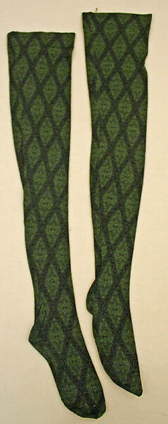 Stockings, Yves Saint Laurent (French, founded 1961), wool, French 