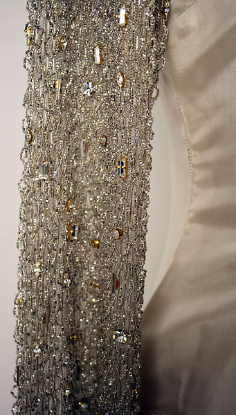 Evening ensemble, Yves Saint Laurent (French, founded 1961), silk, glass beads, metallic thread, French