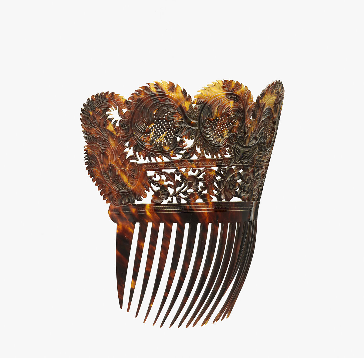 Comb, tortoiseshell, American