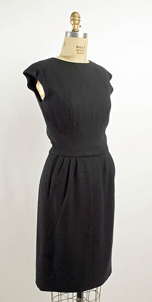 Dress, Jean Louis (American, born France, 1907–1997), wool, American