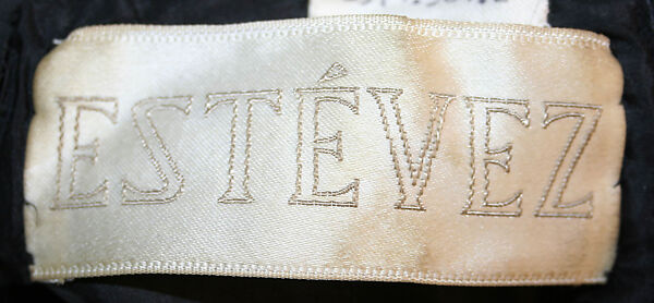 Evening jumpsuit, Mr. Luis Estévez (American, born Cuba, 1930–2014), [no medium available], American