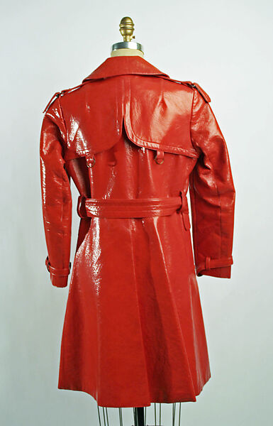 Raincoat, Norbert Nel (French), cotton, plastic (polyvinyl chloride, polyurethane, casein), French