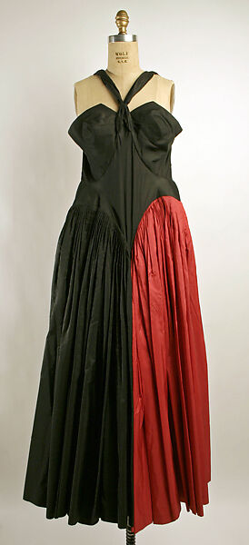 Ball gown, silk, Italian 