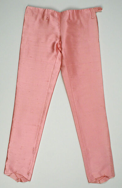 Toreador pants, silk, Italian 