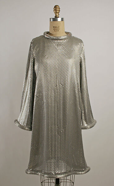 Dress, Frances Denney, metal, American 