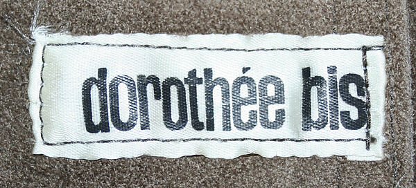 Ensemble, Dorothée Bis (French, founded 1962), Leather, metal, French