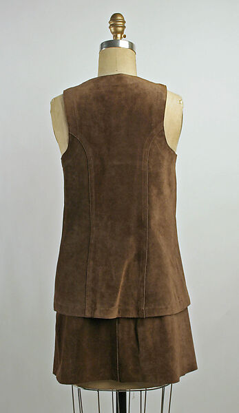 Ensemble, Dorothée Bis (French, founded 1962), Leather, metal, French