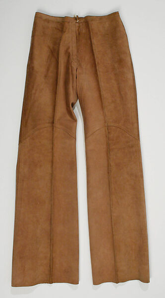 Trousers, Henri Bendel (American, founded 1895), leather, French 