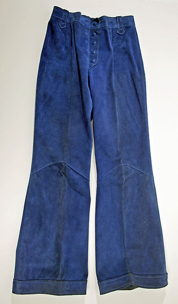 Pantsuit, Henri Bendel (American, founded 1895), leather, American or European