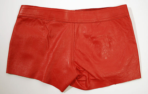 Shorts, Bonwit Teller &amp; Co. (American, founded 1907), leather, American or European