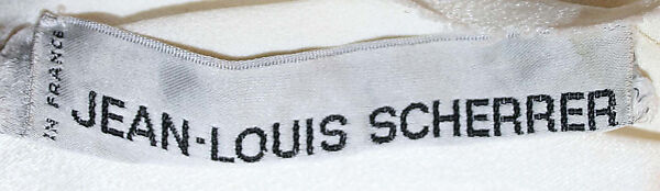 Evening dress, Jean-Louis Scherrer (French, born 1936), silk, glass, French