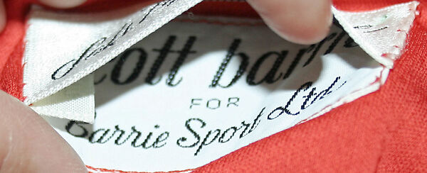 Dress, Scott Barrie (American, 1946–1993), polyester, American