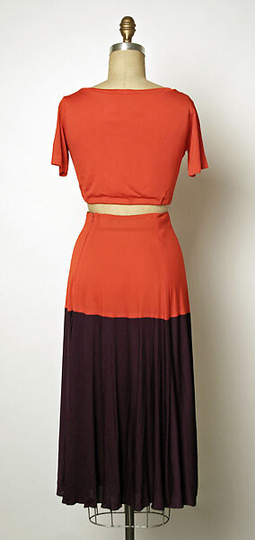 Dress, Scott Barrie (American, 1946–1993), polyester, American