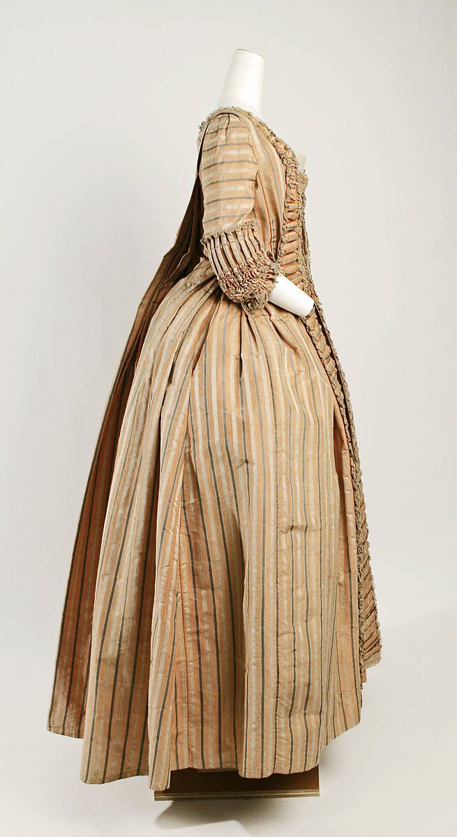 Robe à la française, silk, French