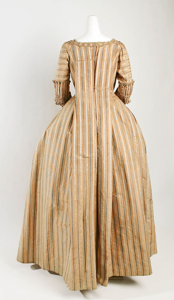 Robe à la française, silk, French
