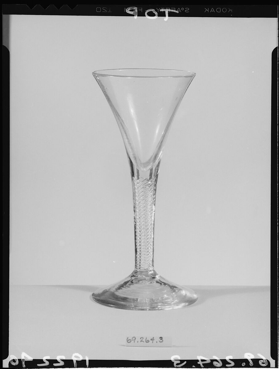 Wine Glass, Non-lead glass, British 