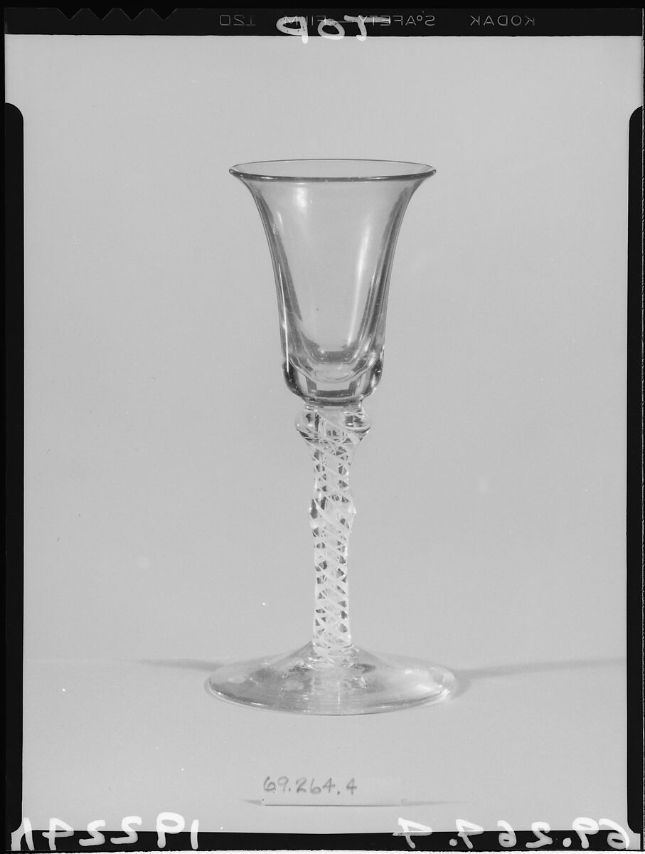 Wine Glass, Non-lead glass, British 