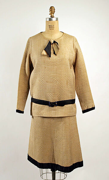 Ensemble, wool, silk, French