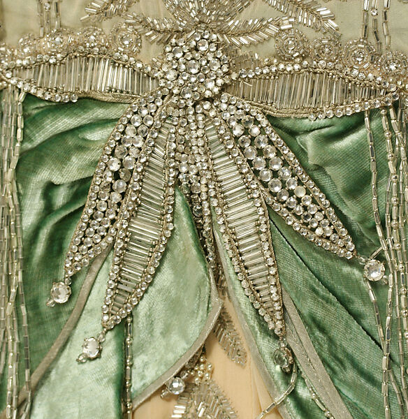 Court presentation ensemble, W. W. Reville-Terry, Ltd. (British), silk, British