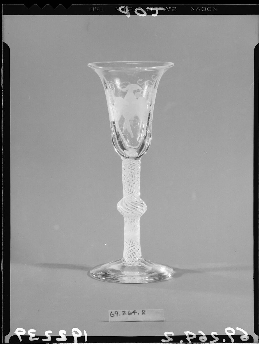 Wine Glass, Non-lead glass, British 