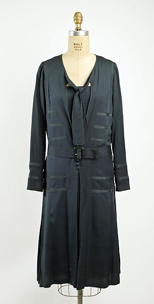 Ensemble, (a–c) silk; (d) wool, American