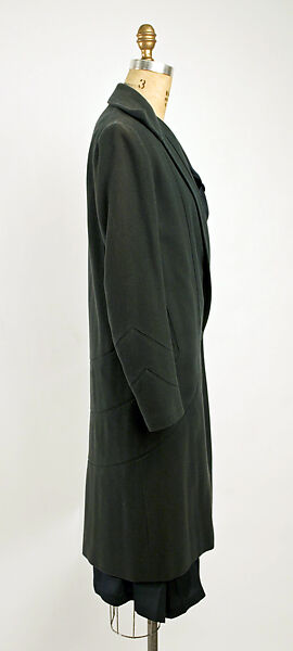 Ensemble, (a–c) silk; (d) wool, American
