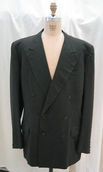 Suit, Sullivan, Williams &amp; Co., Ltd. (British), a) wool, silk; b) wool, British