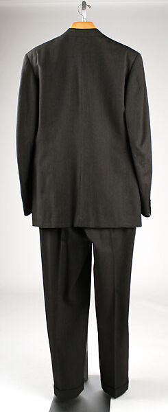 Suit, Sullivan, Williams &amp; Co., Ltd. (British), a) wool, silk; b) wool, British