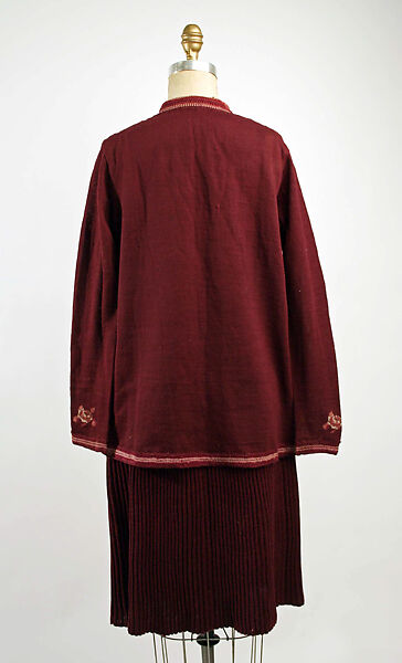 Dress, silk, probably American