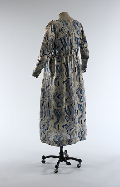 Afternoon dress, Wiener Werkstätte, silk, Austrian