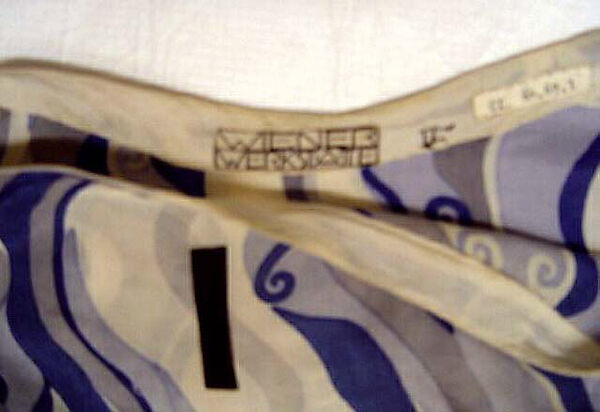 Afternoon dress, Wiener Werkstätte, silk, Austrian