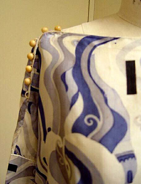 Afternoon dress, Wiener Werkstätte, silk, Austrian