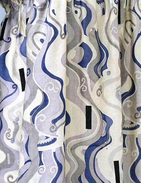 Afternoon dress, Wiener Werkstätte, silk, Austrian