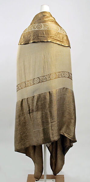 Wrap, Bergdorf Goodman (American, founded 1899), silk, metal, American
