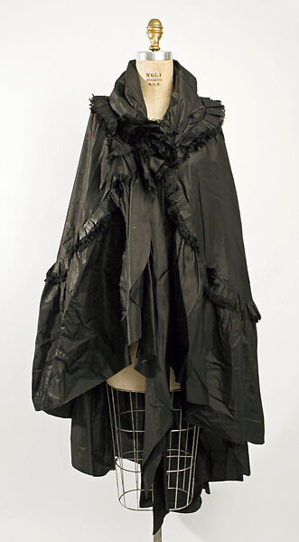 Evening cape, Chéruit (French, 1906–1935), silk, French 