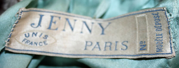 Evening wrap, Jenny (French, 1909–1937), silk, fur, glass, French