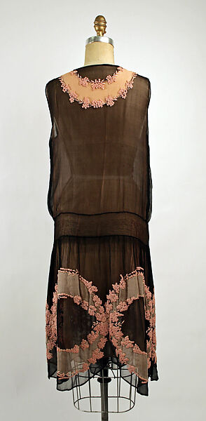 Dress, silk, French