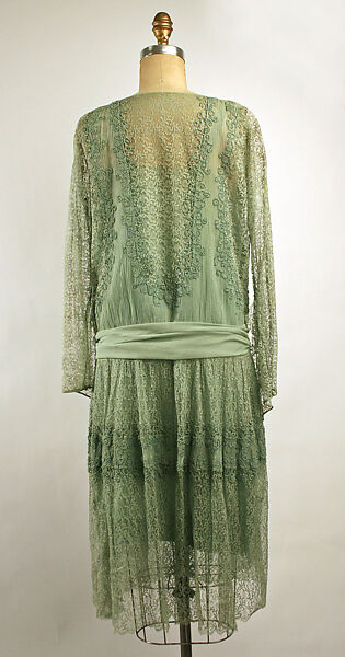 Dress, silk, French