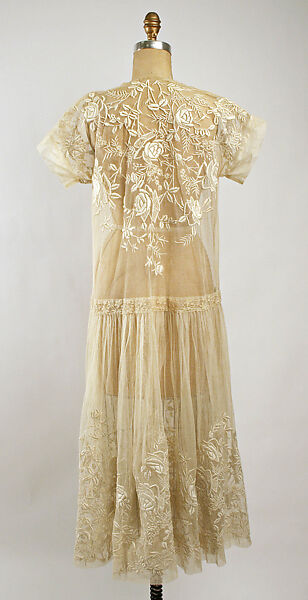 Dress, cotton, American