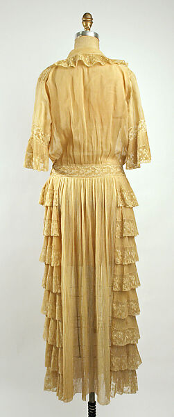 Afternoon dress, cotton, American