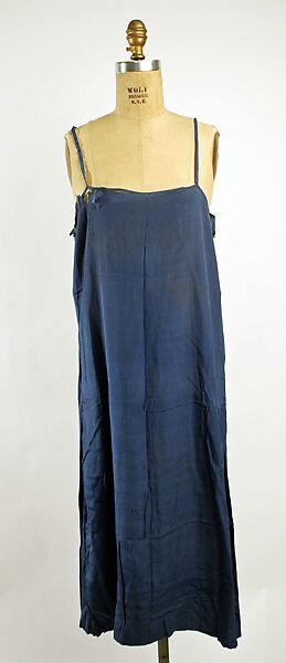 Dress, silk, probably French