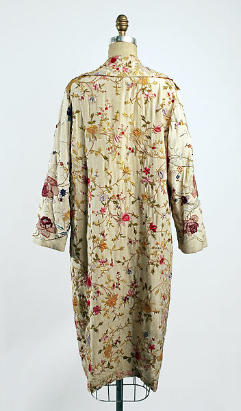 Evening coat, silk, American or European