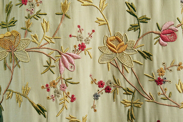 Evening coat, silk, American or European