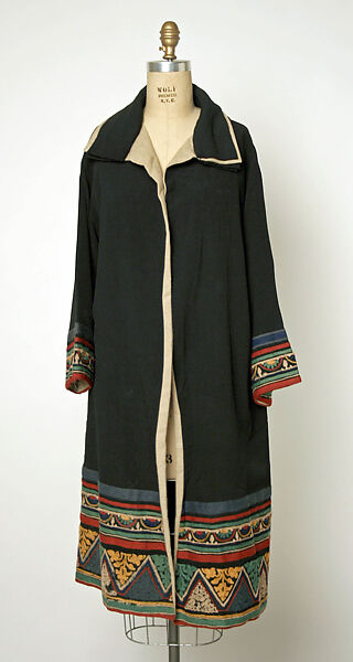 Coat, Jenny (French, 1909–1937), silk, French 