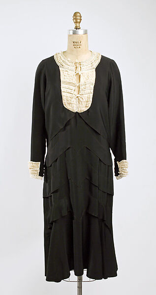 Dress, Premet (French, ca. 1911–1932), silk, cotton, French