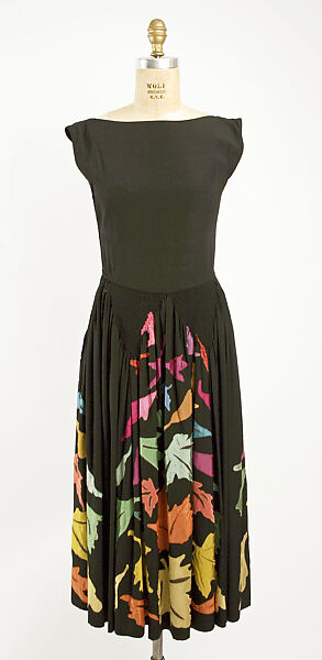 Evening dress, Myrbor (French, 1922–1936), silk, French 